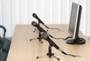 Chicago Disability Lawyer law court microphones