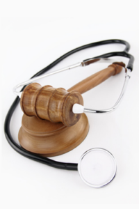 Chicago Social Security Disability Lawyer gavel and stethescope Chicago Social Security Disability Lawyer gavel and stethescope
